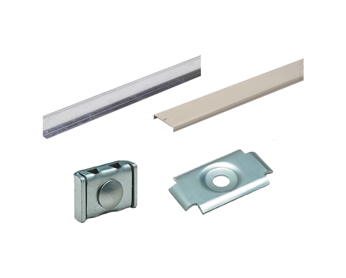 Coperchi, separatori ed accessori per passerelle a filo