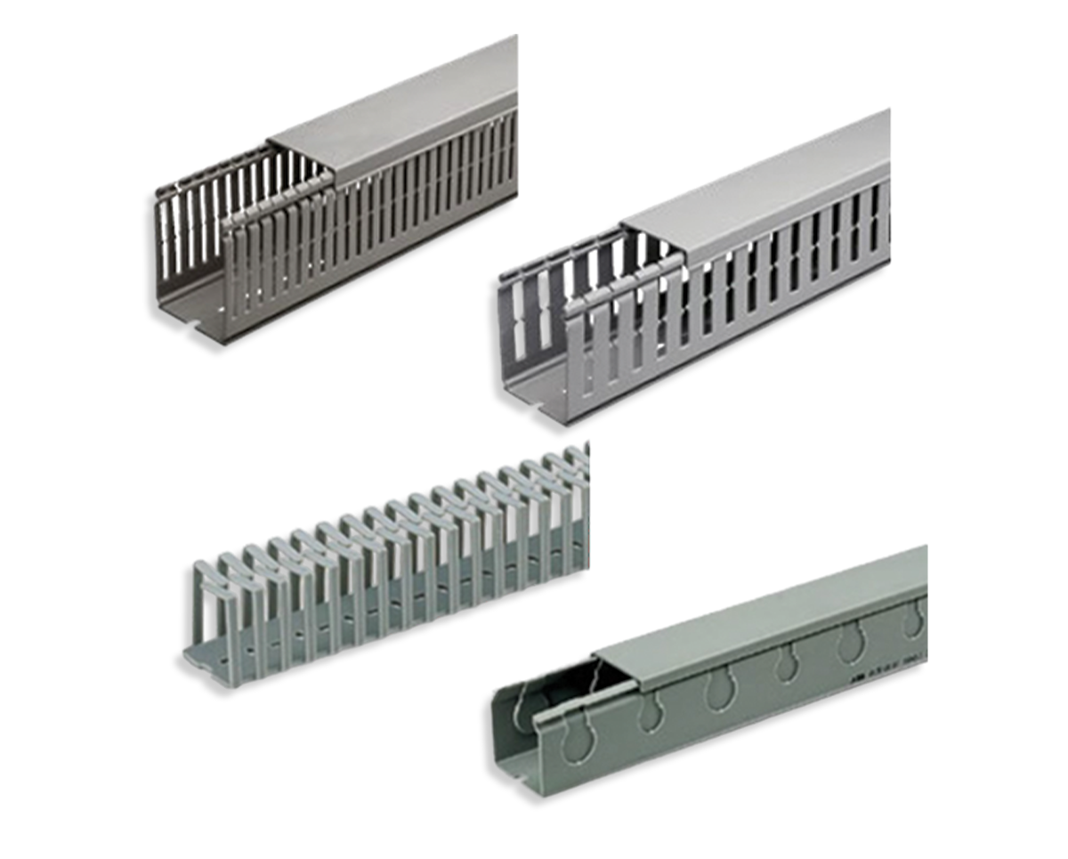 Canalina da cablaggio, flessibile e con pretranciature