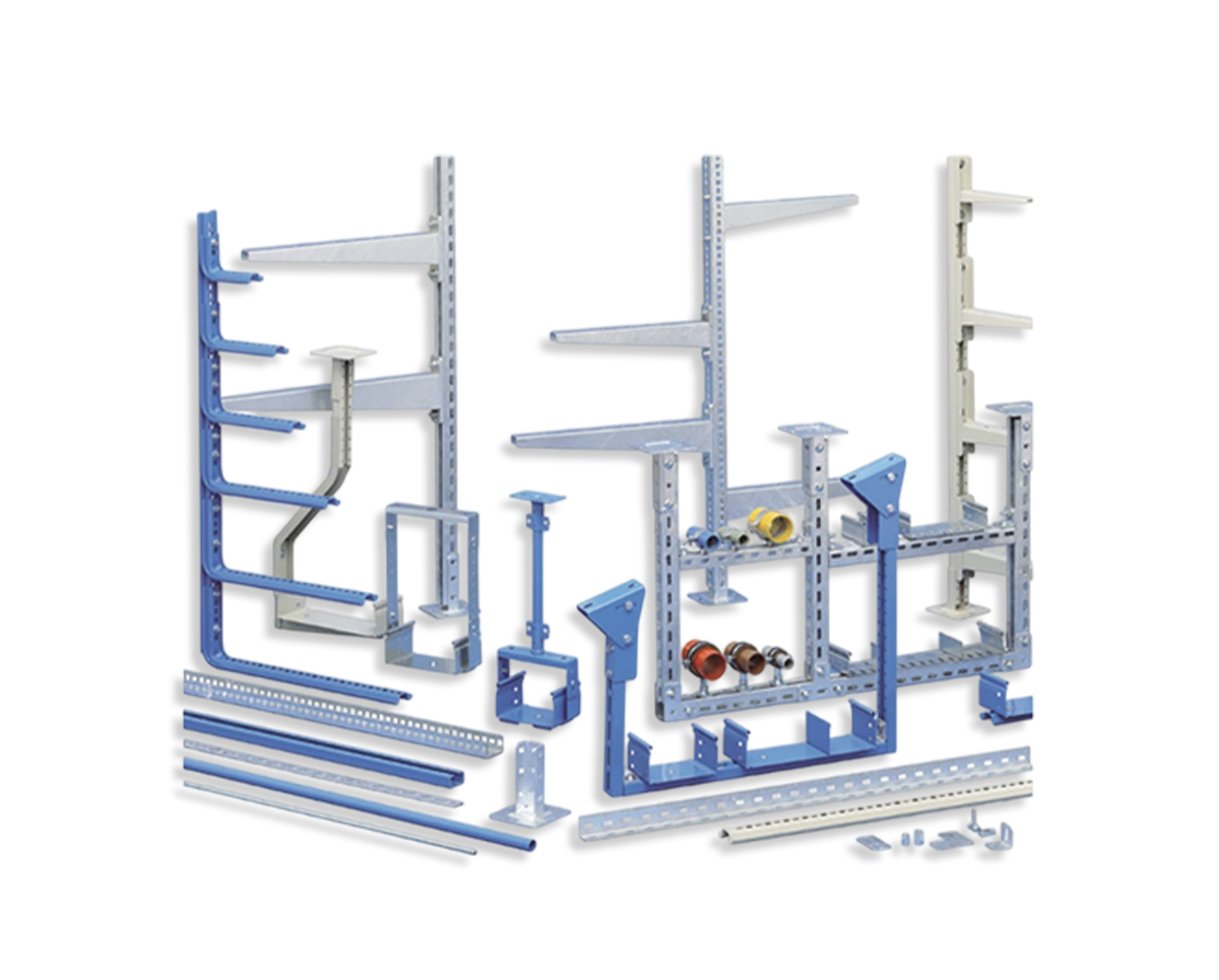 Sistemi di sospenzione per canali, passerelle a filo e passerelle a traversini